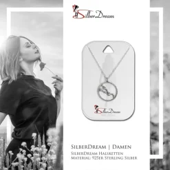 SilberDream Halskette Sternzeichen Stier 925 Silber 45cm Damen Kette SDK8505W