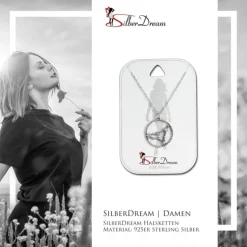 SilberDream Halskette Sternzeichen Steinbock 925er 45cm Damen Kette SDK8501W