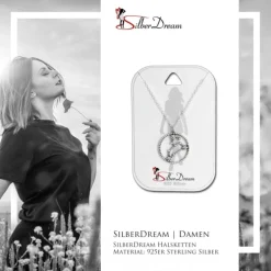 SilberDream Halskette Sternzeichen Löwe 925 Silber 45cm Damen Kette SDK8508W