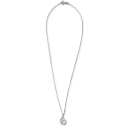 SilberDream Halskette Süßwasser Perle weiß 925 Sterling Silber Damen SDK1548W