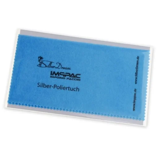 SilberDream Imppac Schmuck Reinigungstuch blau Pflege Poliertuch ZAP137B1