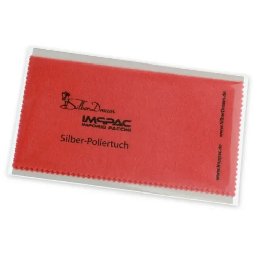 SilberDream Imppac Schmuck Reinigungstuch rot Pflege Poliertuch ZAP137R1