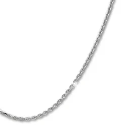 SilberDream Kette Anker diamantiert 925er Silber 42cm Damen Halskette SDK28942J