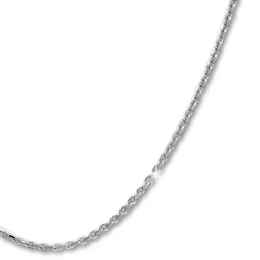 SilberDream Kette Anker diamantiert 925er Silber 42cm Damen Halskette SDK28942J