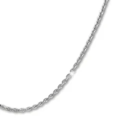 SilberDream Kette Anker diamantiert 925er Silber 45cm Damen Halskette SDK28945J
