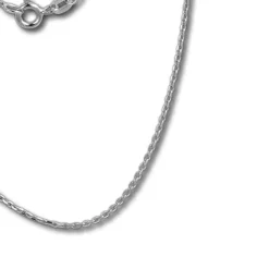SilberDream Kette Anker diamantiert 925er Silber 42cm Damen Halskette SDK28942J