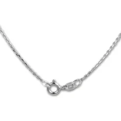 SilberDream Kette Anker diamantiert 925er Silber 42cm Damen Halskette SDK28942J