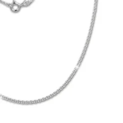 SilberDream Kette Anker rund 925 Sterling Silber 50cm Damen Halskette SDK28850J