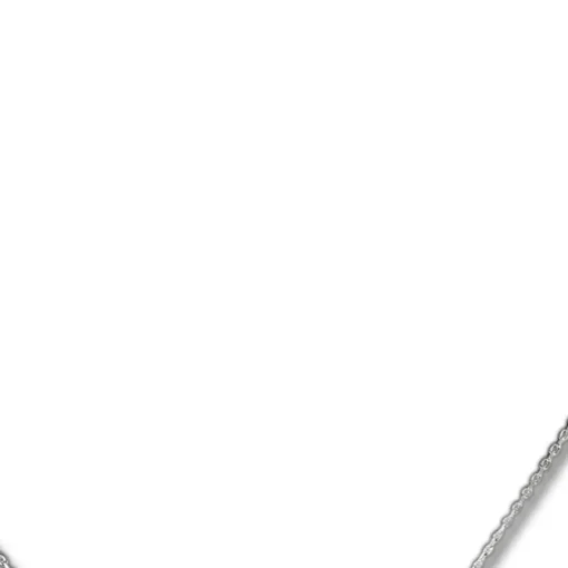 SilberDream Kette Circle Zirkonia weiß 925 Silber 42-46cm Halskette GSK406W