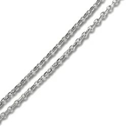 SilberDream Kette Eule Zirkonia weiß 925er Silber 44cm Halskette SDK424W