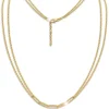 SilberDream Kette Fantasie 925 Silber vergoldet Damen 45cm + 3cm SDKK0045Y