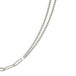 SilberDream Kette Fantasie 925 Sterling Silber Damen 45cm + 3cm SDKK0045J