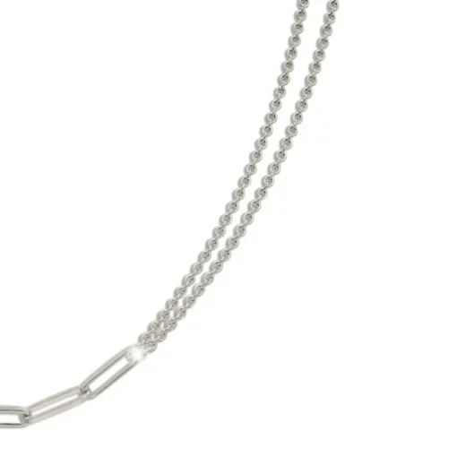 SilberDream Kette Fantasie 925 Sterling Silber Damen 45cm + 3cm SDKK0045J