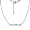 SilberDream Kette Glamour Zirkonia weiß 925er Silber 42-45cm Halskette GSK404W