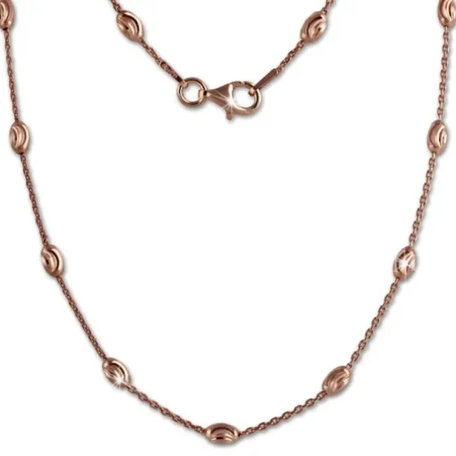 SilberDream Kette Glamour rosevergoldet 925 Silber 45cm Damen Kette SDK26245E
