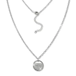 SilberDream Kette Glamour Zirkonia weiß 925 Silber 42-45cm Halskette GSK412W