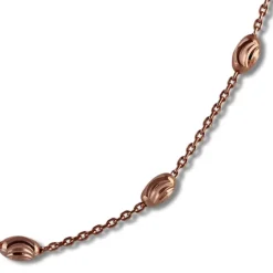 SilberDream Kette Glamour rosevergoldet 925 Silber 45cm Damen Kette SDK26245E