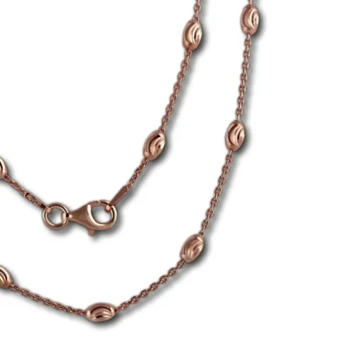 SilberDream Kette Glamour rosevergoldet 925 Silber 45cm Damen Kette SDK26245E