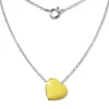 SilberDream Kette Herz vergoldet 925 Sterling Silber 45cm Halskette SDK8000Y
