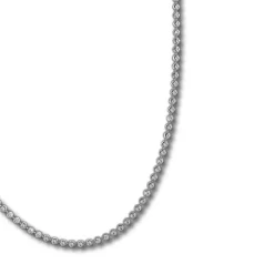 SilberDream Kette Kugel diamantiert 925 Silber 45cm Damen Kette SDK28545J