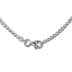SilberDream Kette Kugel diamantiert 925 Silber 45cm Damen Kette SDK28545J