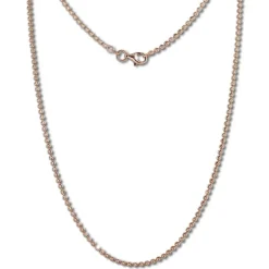 SilberDream Kette Kugel rosevergoldet 925 Silber 45cm Damen Kette SDK28545E