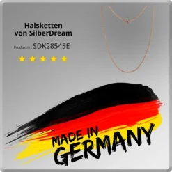 SilberDream Kette Kugel rosevergoldet 925 Silber 45cm Damen Kette SDK28545E