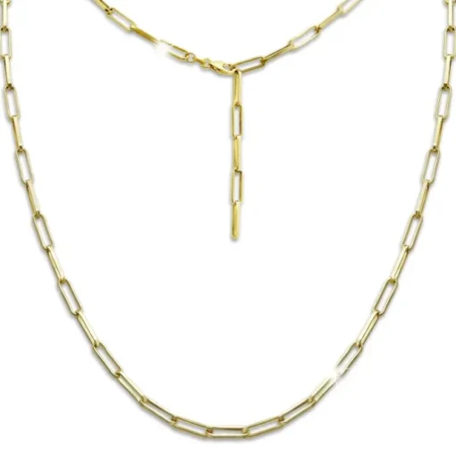 SilberDream Kette Laguna 925 Sterling Silber vergoldet Damen 48cm SDKK0018Y