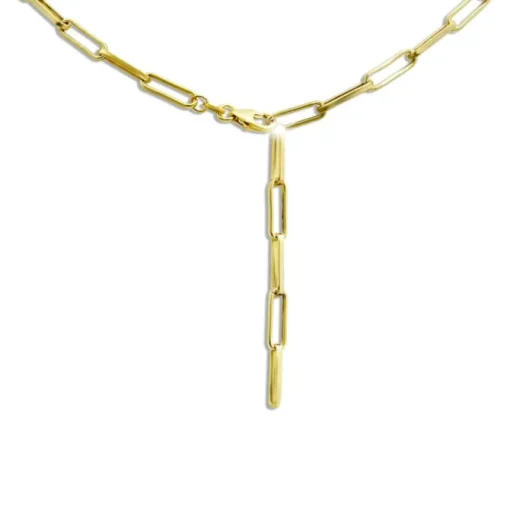 SilberDream Kette Laguna 925 Sterling Silber vergoldet Damen 48cm SDKK0018Y