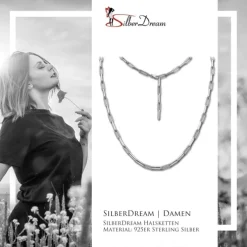 SilberDream Kette Laguna 925 Sterling Silber Ankerkette Damen 48cm SDKK0018J