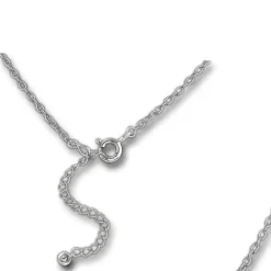 SilberDream Kette LOVE Zirkonia weiß 925 Silber 43-47cm Halskette GSK411W