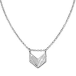SilberDream Kette Pfeil 925er Sterling Silber 45cm Damen Halskette SDK8012J