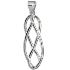 SilberDream Ketten Anhänger Spirale 925er Sterling Silber SDH400