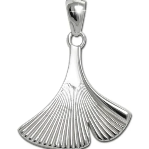 SilberDream Ketten Anhänger -Ginko- 925 Silber Damen SDH4394J