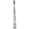 SilberDream Ketten Anhänger -Balls- Zirkonia weiß 925 Silber Damen SDH4393W