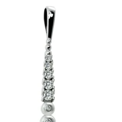 SilberDream Ketten Anhänger -Balls- Zirkonia weiß 925 Silber Damen SDH4393W