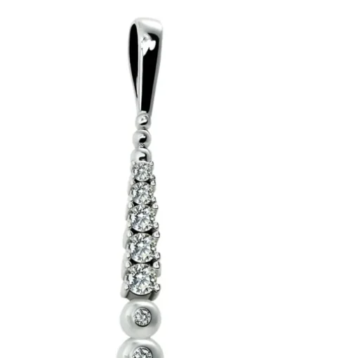 SilberDream Ketten Anhänger -Balls- Zirkonia weiß 925 Silber Damen SDH4393W
