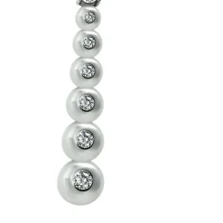 SilberDream Ketten Anhänger -Balls- Zirkonia weiß 925 Silber Damen SDH4393W