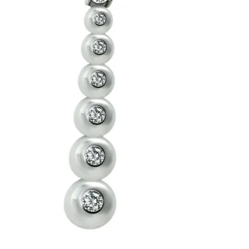 SilberDream Ketten Anhänger -Balls- Zirkonia weiß 925 Silber Damen SDH4393W