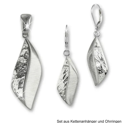 SilberDream Ketten Anhänger Rhombus 925 Sterling Silber Damen SDH434J