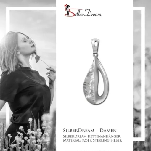 SilberDream Ketten Anhänger -Drops- 925er Sterling Silber SDH4385O