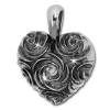 SilberDream Kettenanhänger Rosenherz 925 Silber Damen Anhänger SDH453S