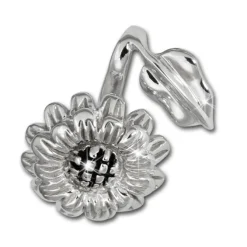 SilberDream Kettenanhänger Sonnenblume 925 Sterling Silber Damen SDH457J