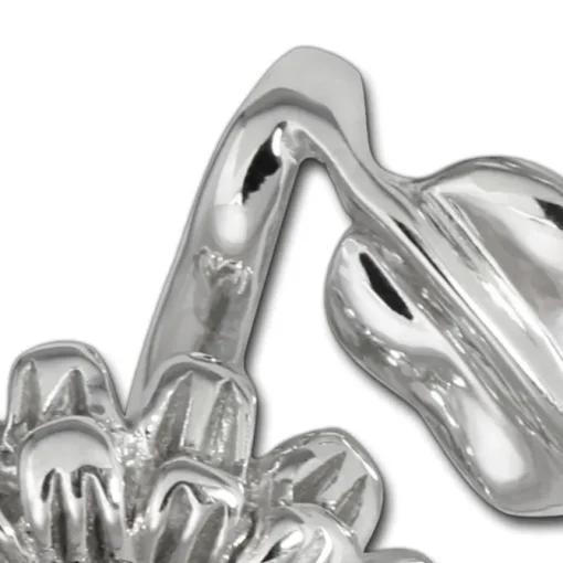 SilberDream Kettenanhänger Sonnenblume 925 Sterling Silber Damen SDH457J