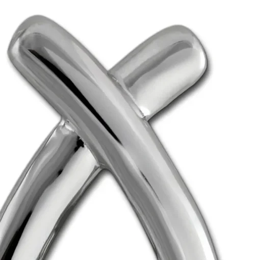 SilberDream Kettenanhänger Kreuz beweglicher Zirkonia Silber DSH103W