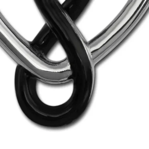SilberDream Kettenanhänger Herz schwarz 925 Silber Damen Anhänger SDH452S