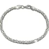 SilberDream Königsarmband 3mm 925 Sterling Silber Armband Unisex 19cm SDAK0039J