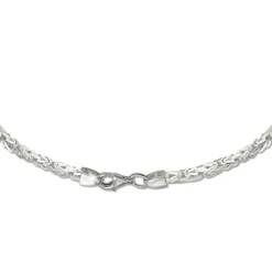 SilberDream Königsarmband 2mm 925 Sterling Silber Armband Unisex 19cm SDAK0029J