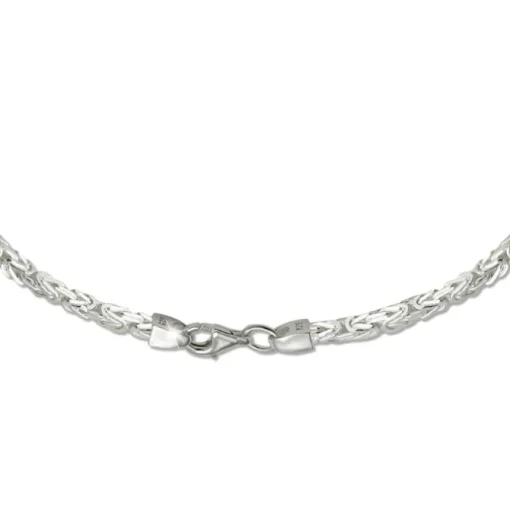 SilberDream Königsarmband 2mm 925 Sterling Silber Armband Unisex 19cm SDAK0029J