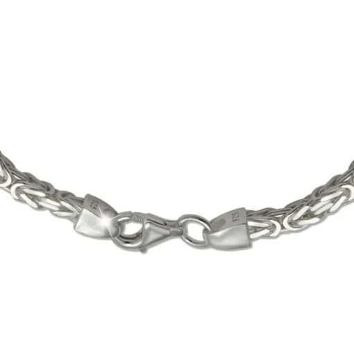 SilberDream Königsarmband 3mm 925 Sterling Silber Armband Unisex 19cm SDAK0039J